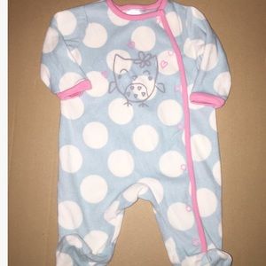 LITTLE WONDERS | COZY FOOTED PAJAMAS | 0-3 months
